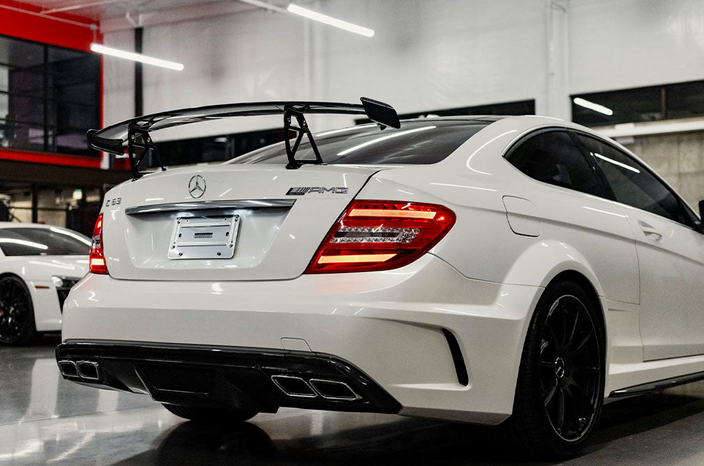 C63 AMG Black Series Carbon Fiber Rear Wing Spoiler – Stealth ...